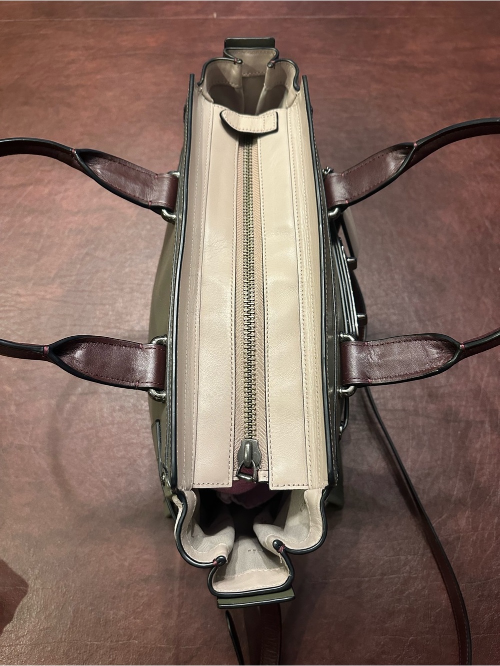 Coach Swagger 27 Colorblock Leather Satchel - Picture 16 of 16